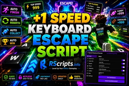 +1 SPEED KEYBOARD ESCAPE SCRIPTS cover