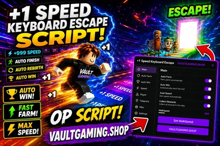 +1 SPEED KEYBOARD ESCAPE SCRIPTS cover