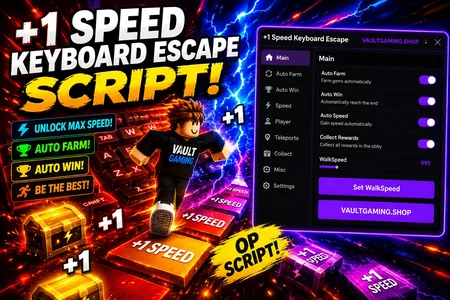 +1 SPEED KEYBOARD ESCAPE SCRIPTS cover